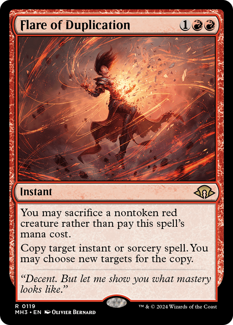 Image of Flare of Duplication (MH3-119) - Modern Horizons 3 Foil