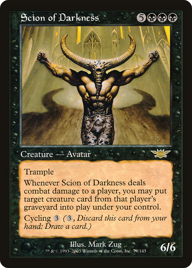Image of Scion of Darkness (LGN-079) - Legions