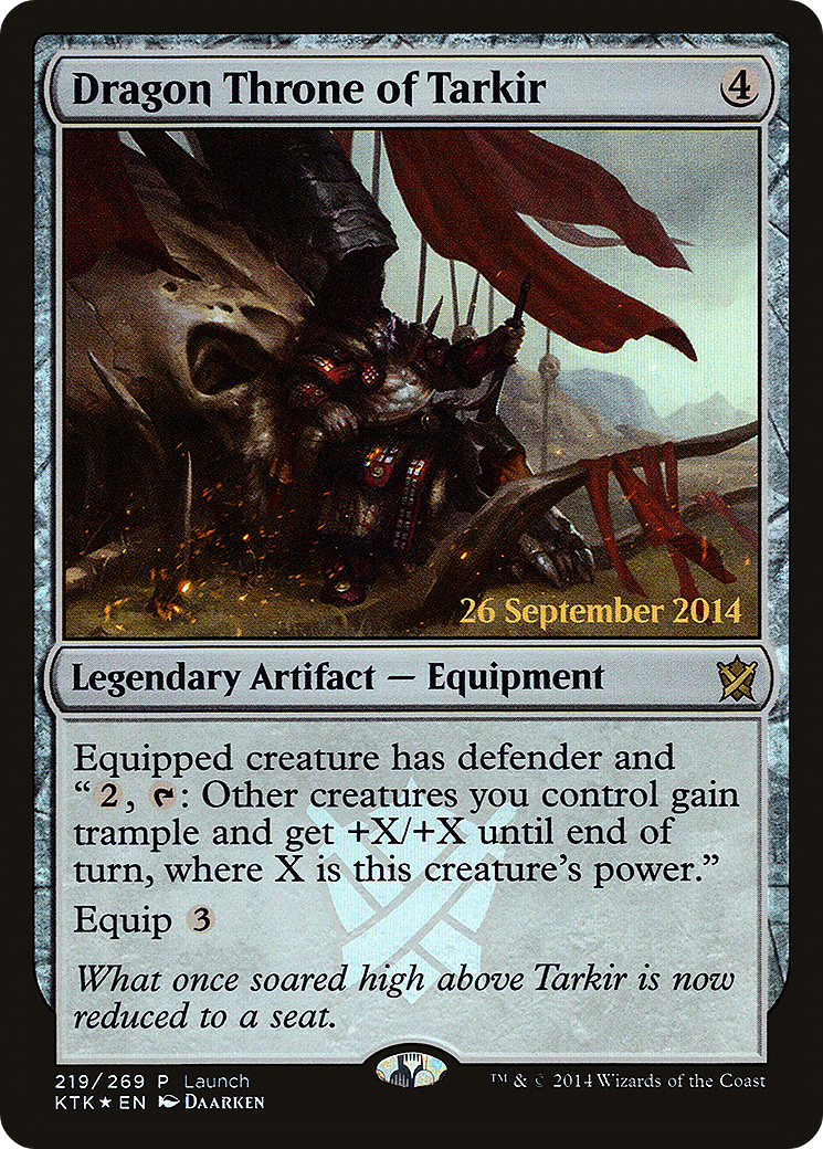 Image of Dragon Throne of Tarkir (LARP-219) - Khans of Tarkir Promos Foil