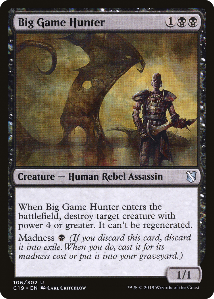 Image of Big Game Hunter (C19-106) - Commander 2019