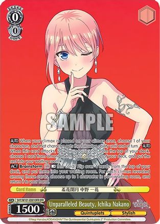 Image of Unparalleled Beauty, Ichika Nakano (OFR) (5HY/W101-E001OFR OFR) - The Quintessential Quintuplets Movie