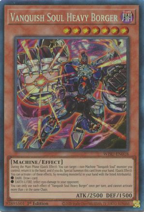 Image of Vanquish Soul Heavy Borger (CR) (WISU-EN018) - Wild Survivors 1st Edition