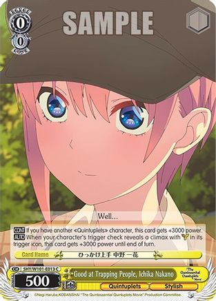 Image of Good at Trapping People, Ichika Nakano (5HY/W101-E013 C) - The Quintessential Quintuplets Movie