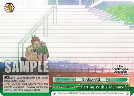 Image of Parting With a Memory (RRR) (5HY/W101-E049R RRR) - The Quintessential Quintuplets Movie