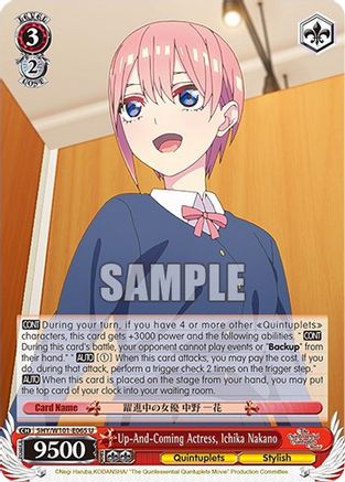 Image of Up-And-Coming Actress, Ichika Nakano (5HY/W101-E065 U) - The Quintessential Quintuplets Movie
