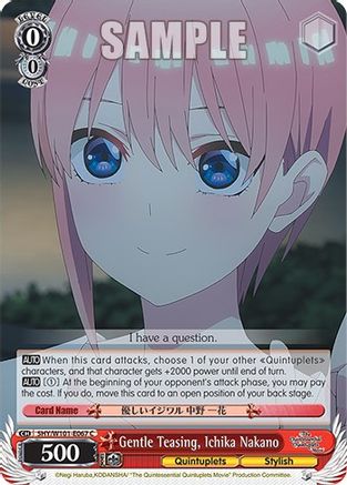 Image of Gentle Teasing, Ichika Nakano (5HY/W101-E067 C) - The Quintessential Quintuplets Movie