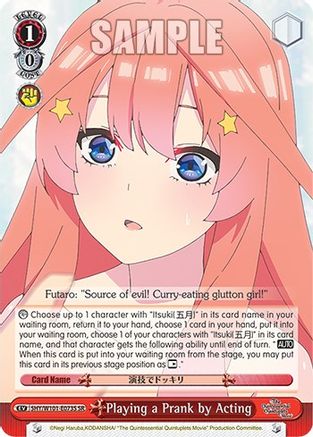 Image of Playing a Prank by Acting (SR) (5HY/W101-E073S SR) - The Quintessential Quintuplets Movie