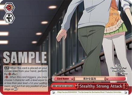Image of Stealthy Strong Attack (5HY/W101-E074 CR) - The Quintessential Quintuplets Movie