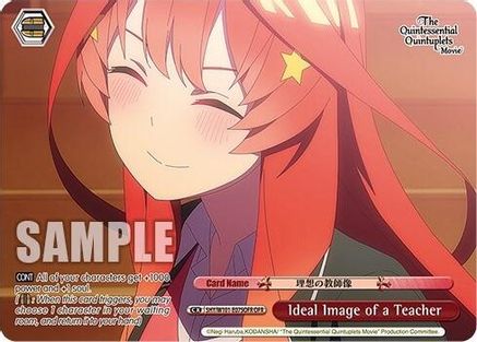 Image of Ideal Image of a Teacher (OFR) (5HY/W101-E075OFR OFR) - The Quintessential Quintuplets Movie