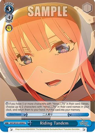 Image of Riding Tandem (5HY/W101-E098 C) - The Quintessential Quintuplets Movie
