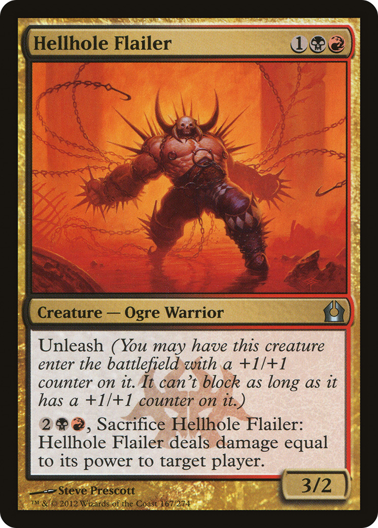 Image of Hellhole Flailer (RTR-167) - Return to Ravnica Foil