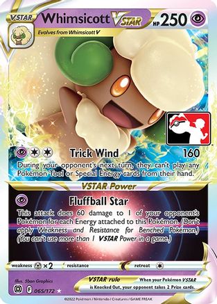 Image of Whimsicott VSTAR 065  - Holofoil Prize Pack Series Cards - Ultra Rare