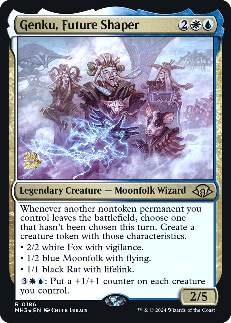 Image of Genku, Future Shaper (PRE-186) - Modern Horizons 3 Promos Foil