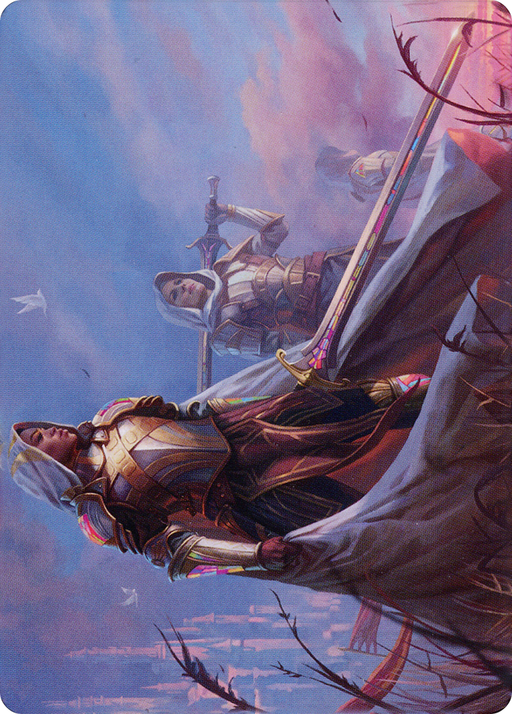 Image of Danitha, Benalia's Hope // Danitha, Benalia's Hope (ADMU-006) - Dominaria United Art Series (Borderless) Foil