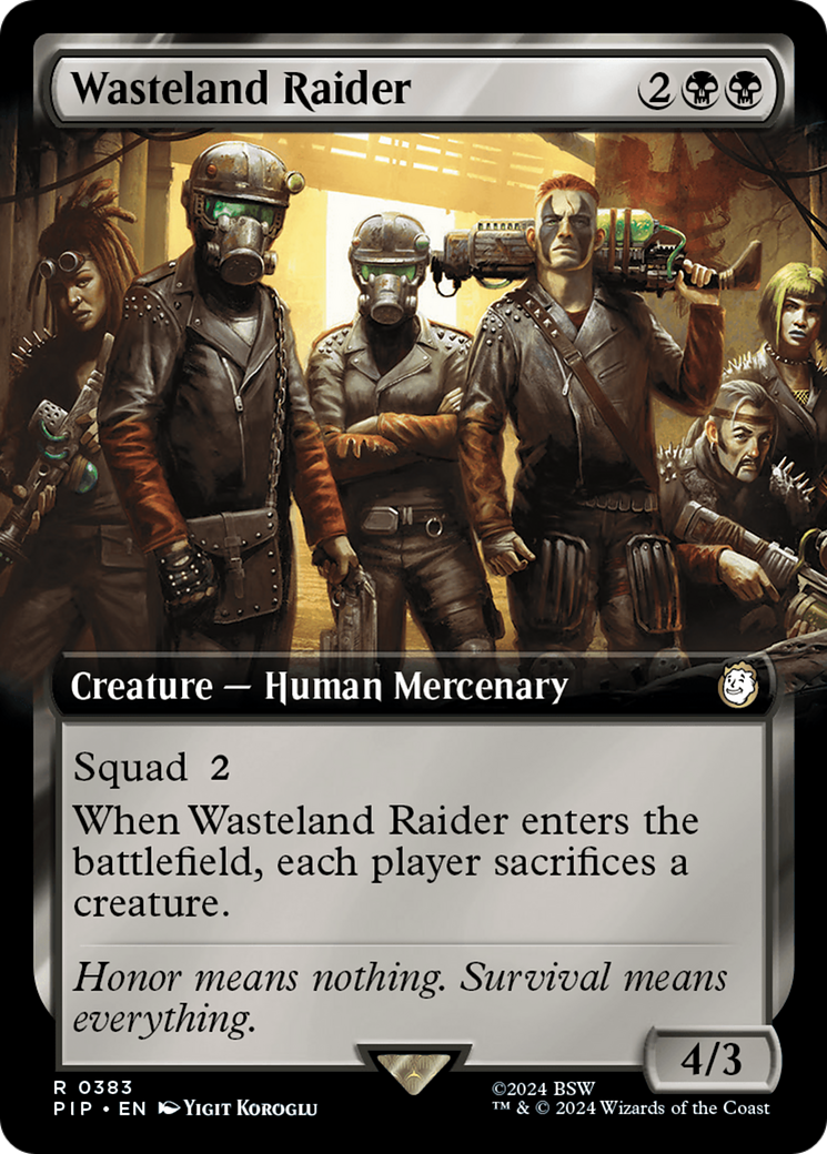 Image of Wasteland Raider (Extended Art) (PIP-383) - Fallout: (Extended Art)