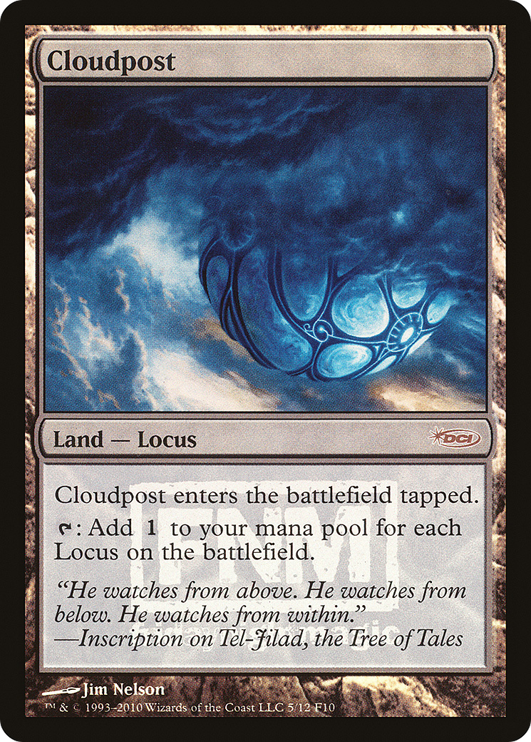 Image of Cloudpost (FNM-005) - Friday Night Magic 2010 Foil