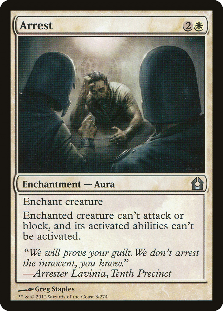 Image of Arrest (RTR-003) - Return to Ravnica
