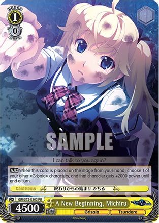 Image of A New Beginning, Michiru (GRI/S72-E103 PR) - The Fruit of Grisaia