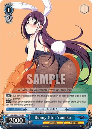 Image of Bunny Girl, Yumiko (GRI/S72-PE02 PR) - The Fruit of Grisaia