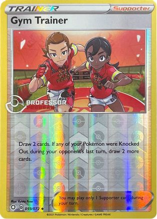 Image of Gym Trainer (2022) 059  - Reverse Holofoil Professor Program Promos - Promo