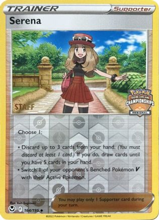 Image of Serena 164/195  - Reverse Holofoil League & Championship Cards - Promo