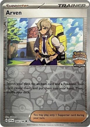 Image of Arven 166/198  - Reverse Holofoil League & Championship Cards - Promo
