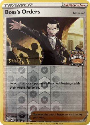 Image of Boss's Orders 154/192  - Reverse Holofoil League & Championship Cards - Promo