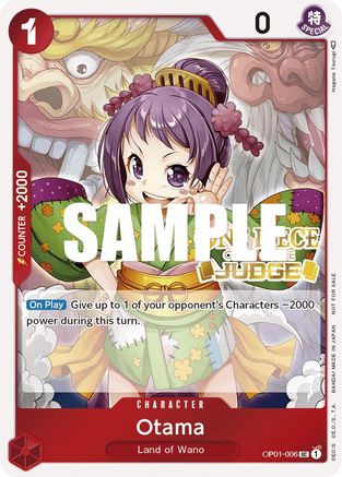 Image of Otama (Judge) (OP01-006) - One Piece Promotion Cards Foil