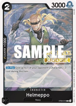 Image of Helmeppo (Judge) (ST06-010) - One Piece Promotion Cards Foil