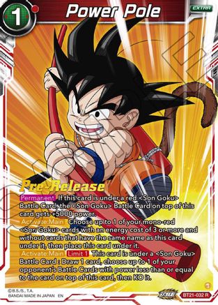 Image of Power Pole (BT21-032) - Wild Resurgence PreRelease Cards