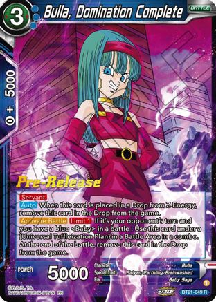 Image of Bulla, Domination Complete (BT21-049) - Wild Resurgence PreRelease Cards