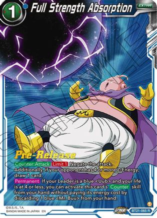 Image of Full Strength Absorption (BT21-065) - Wild Resurgence PreRelease Cards