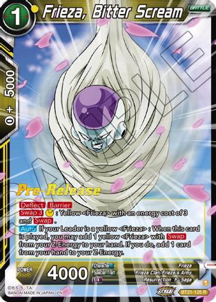Image of Frieza, Bitter Scream (BT21-125) - Wild Resurgence PreRelease Cards