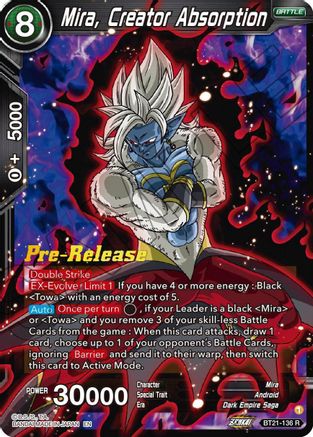 Image of Mira, Creator Absorption (BT21-136) - Wild Resurgence PreRelease Cards