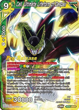 Image of Cell, Ultimate Lifeform of Despair (BT21-145) - Wild Resurgence PreRelease Cards
