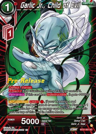 Image of Garlic Jr., Child of Evil (BT21-007) - Wild Resurgence PreRelease Cards