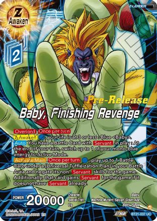 Image of Baby, Finishing Revenge (BT21-037) - Wild Resurgence PreRelease Cards