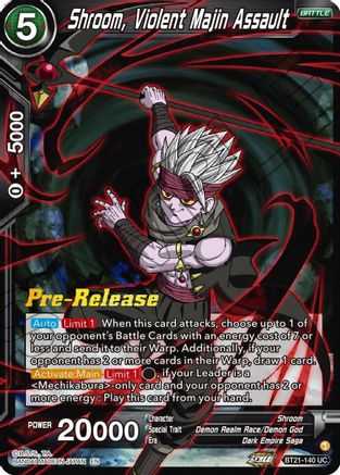 Image of Shroom, Violent Majin Assault (BT21-140) - Wild Resurgence PreRelease Cards