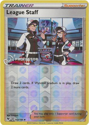 Image of League Staff 153  - Reverse Holofoil Professor Program Promos - Promo
