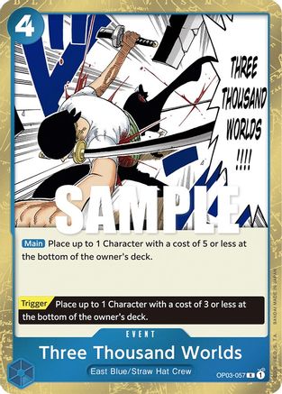 Image of Three Thousand Worlds (OP03-057) - Pillars of Strength Foil