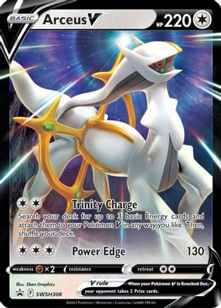 Image of Arceus V SWSH306  - Holofoil SWSH Sword & Shield Promo Cards - Promo