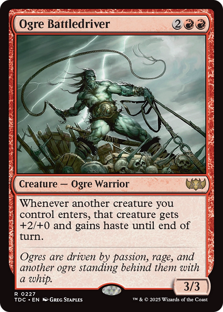 Image of Ogre Battledriver (TDC-227) - Commander: Tarkir: Dragonstorm