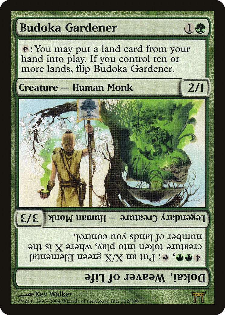 Image of Budoka Gardener // Dokai, Weaver of Life (CHK-202) - Champions of Kamigawa