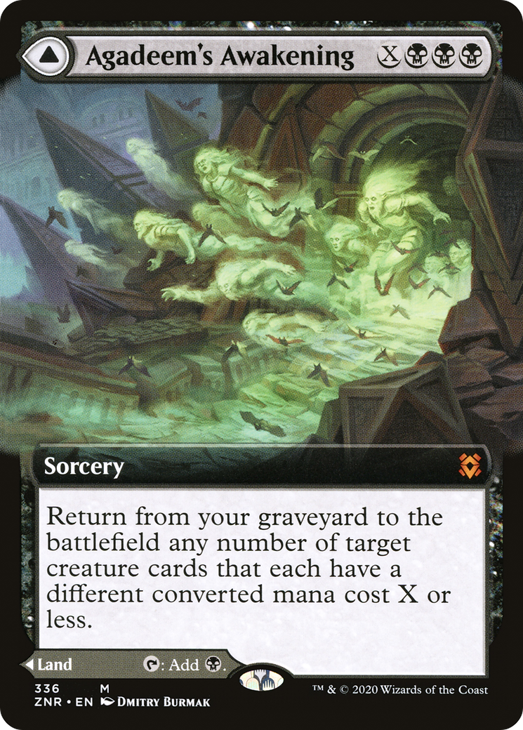 Image of Agadeem's Awakening (Extended Art) (ZNR-336) - Zendikar Rising: (Extended Art) Foil