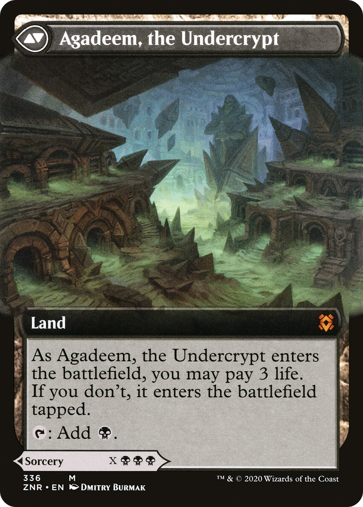 Image of Agadeem's Awakening (Extended Art) (ZNR-336) - Zendikar Rising: (Extended Art) Foil