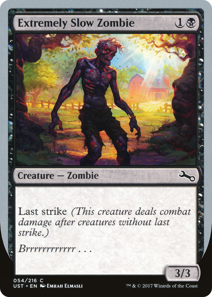 Image of Extremely Slow Zombie (A) (UST-54A) - Unstable Foil