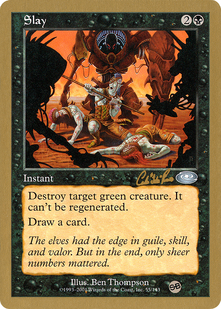 Image of Slay - 2002 Carlos Romao (PLS) (SB) (WCD-) - World Championship Decks 2002