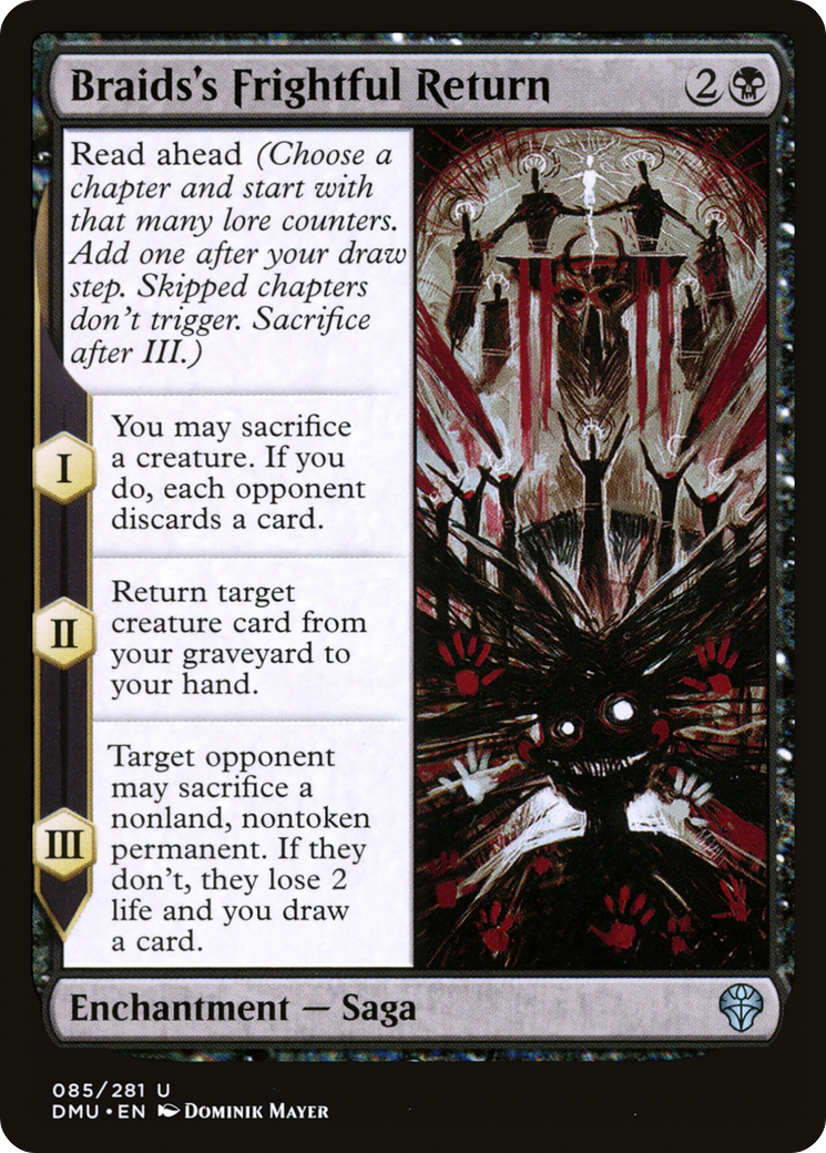 Image of Braids's Frightful Return (DMU-085) - Dominaria United Foil