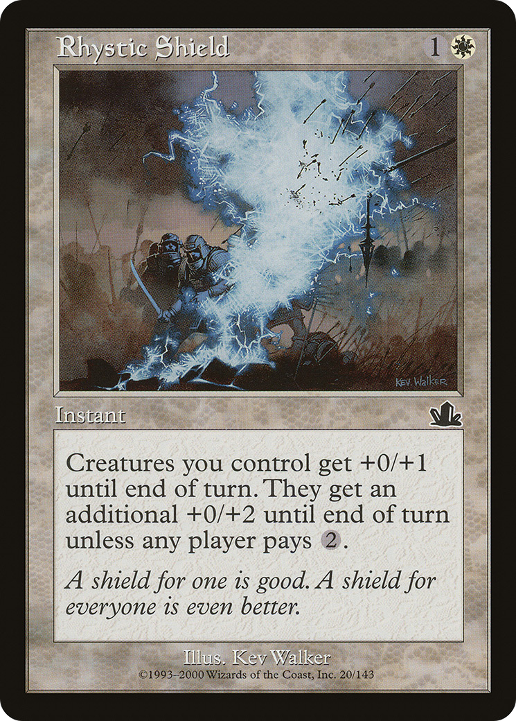 Image of Rhystic Shield (PCY-020) - Prophecy Foil