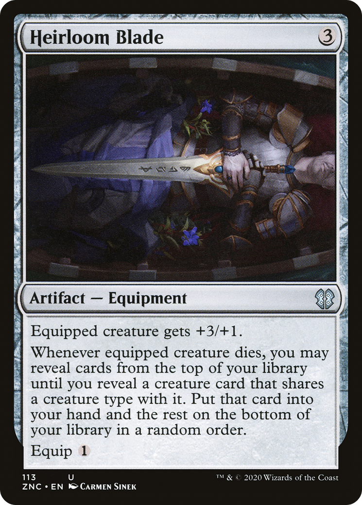 Image of Heirloom Blade (ZNC-113) - Zendikar Rising Commander